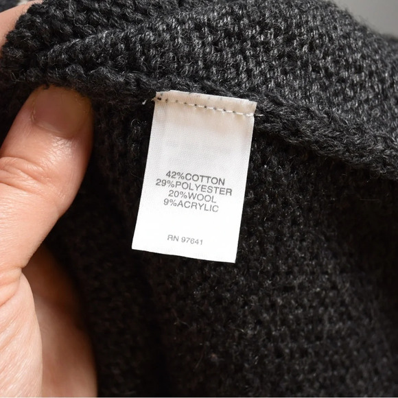 J. Jill women’s open front cardigan long duster sweater wool blend size S petite - Picture 6 of 8